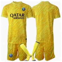 Camiseta Paris Saint-Germain Portero Tercera Equipación Replica 2024-25 para niños mangas cortas (+ Pantalones cortos)